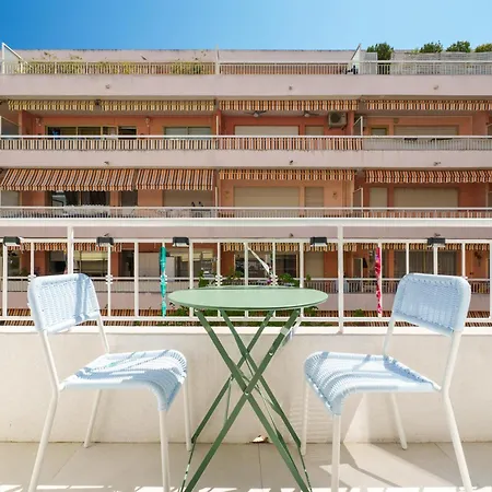 Appartement Rose Des Sables - 4min à Pied De La Antibes